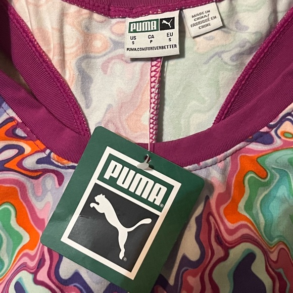 PUMA  hypnotize tank top dress midi tye dye colors NWT - Picture 9 of 9